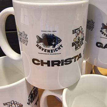 BEDRUKTE MOKKEN DE VRIENDEN VAN DE VESTING CHRISTA