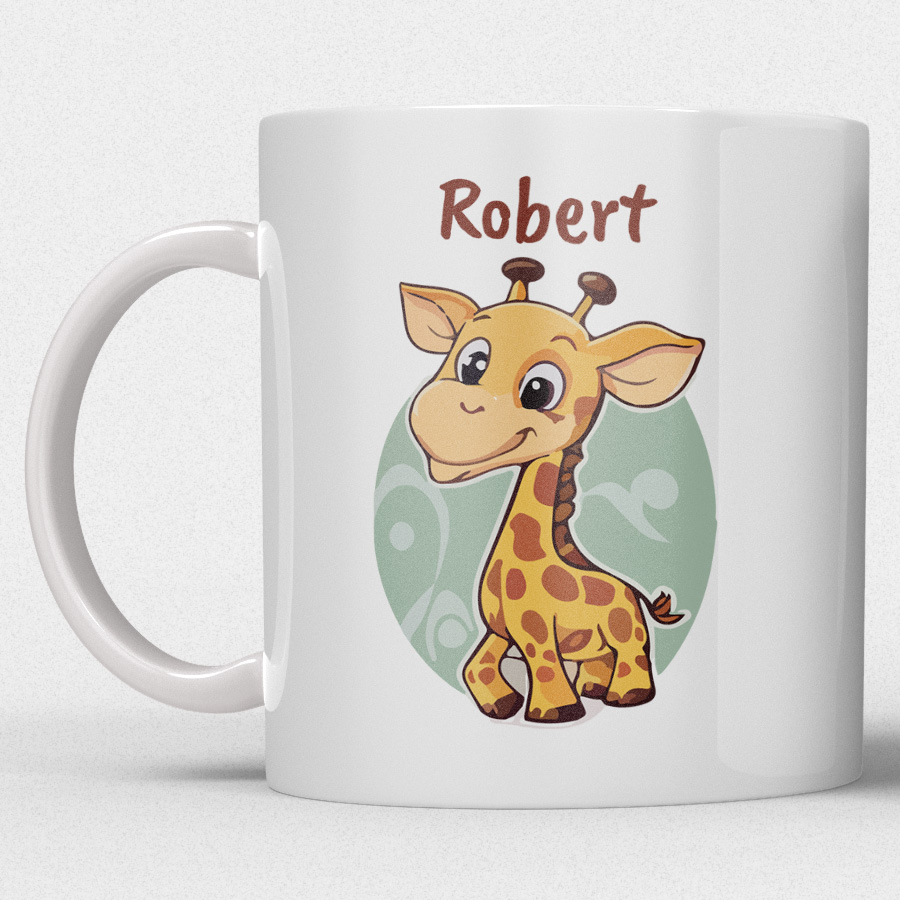 Gepersonaliseerde Kindermok met Giraf