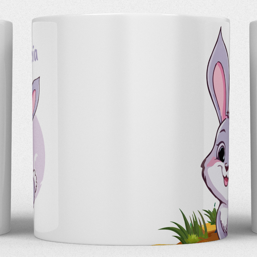 Mok met Konijn en Naam