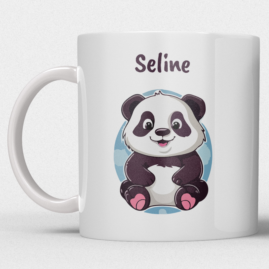 Gepersonaliseerde mok voor kinderen met Panda