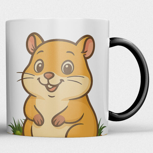 Kindermok met Hamster en eigen naam in diverse kleuren - Afbeelding 7