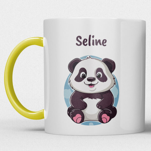 Kindermok met Panda en eigen naam in diverse kleuren - Afbeelding 28