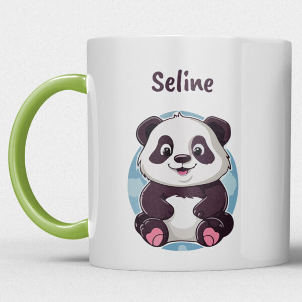 Kindermok met Panda en eigen naam in diverse kleuren - Afbeelding 27