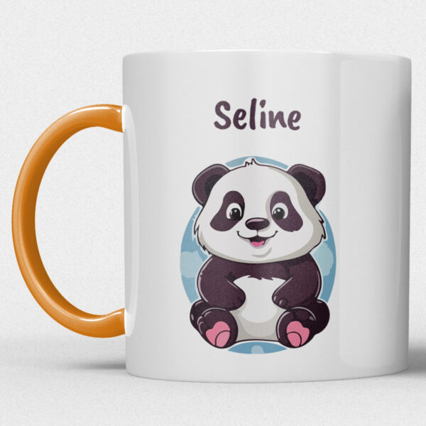Kindermok met Panda en eigen naam in diverse kleuren - Afbeelding 26