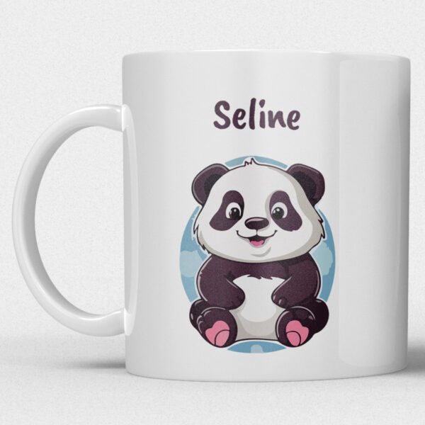 Kindermok met Panda en eigen naam in diverse kleuren - Afbeelding 23
