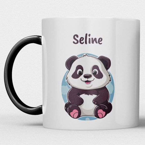 Kindermok met Panda en eigen naam in diverse kleuren - Afbeelding 21