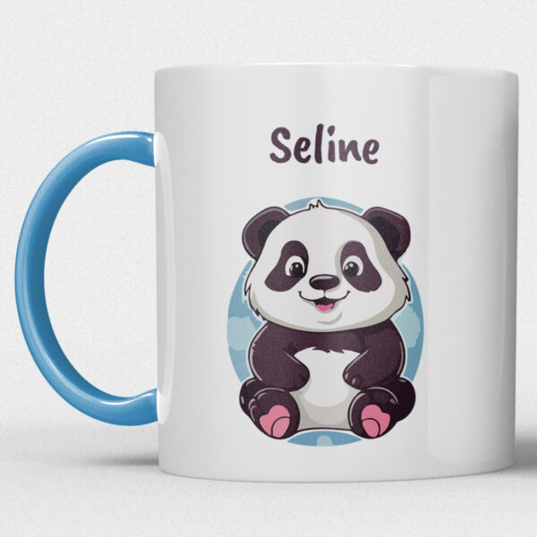Kindermok met Panda en eigen naam in diverse kleuren - Afbeelding 20