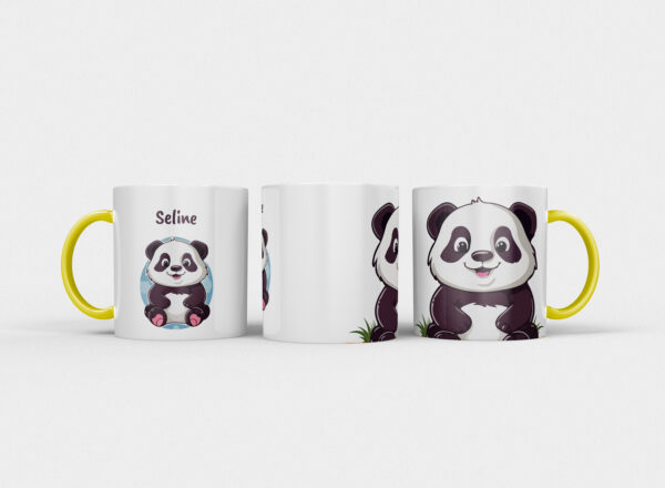 Kindermok met Panda en eigen naam in diverse kleuren - Afbeelding 19