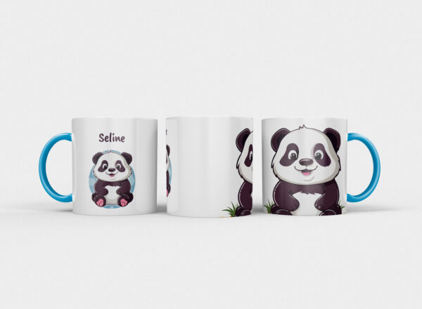 Kindermok met Panda en eigen naam in diverse kleuren - Afbeelding 18