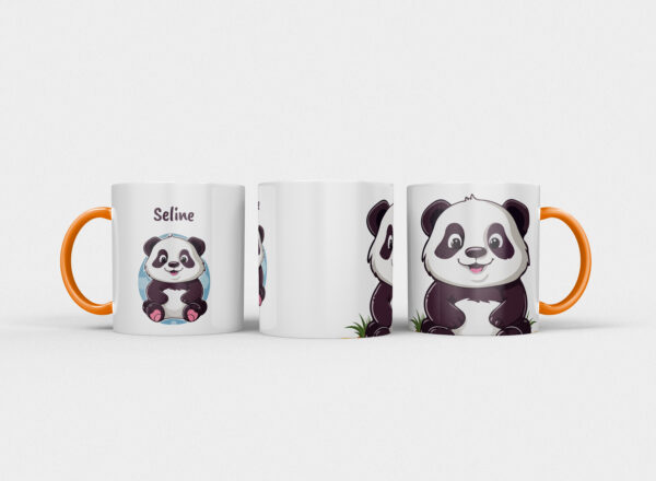 Kindermok met Panda en eigen naam in diverse kleuren - Afbeelding 16