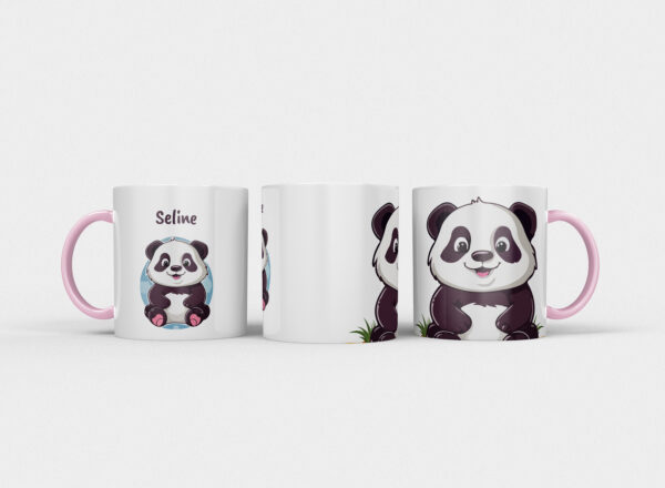 Kindermok met Panda en eigen naam in diverse kleuren - Afbeelding 14