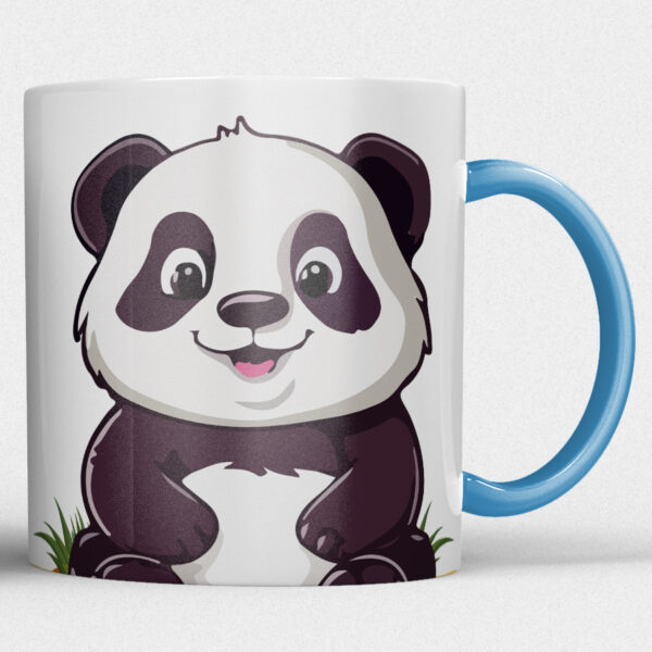 Kindermok met Panda en eigen naam in diverse kleuren - Afbeelding 8
