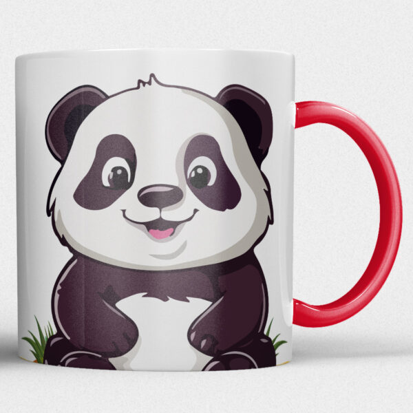 Kindermok met Panda en eigen naam in diverse kleuren - Afbeelding 6