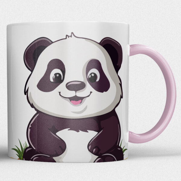 Kindermok met Panda en eigen naam in diverse kleuren - Afbeelding 5