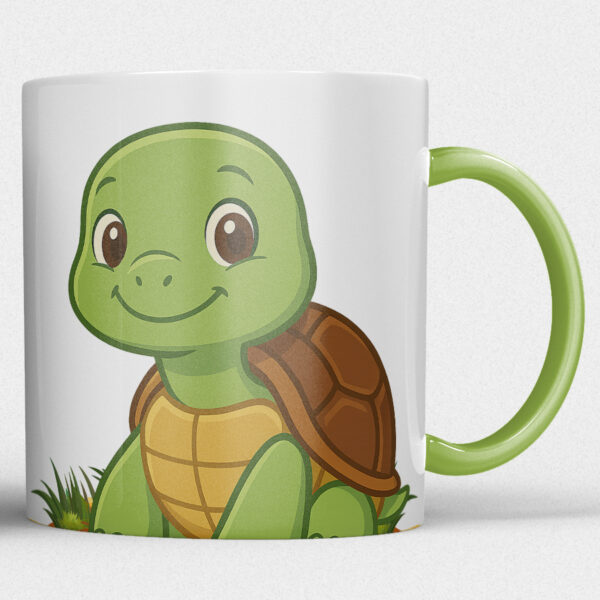 Kindermok met Schildpad en eigen naam in diverse kleuren - Afbeelding 7