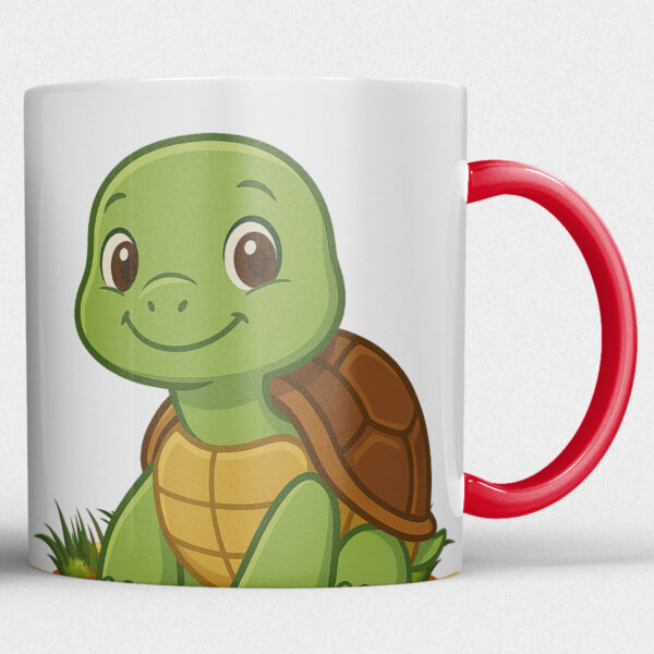 Kindermok met Schildpad en eigen naam in diverse kleuren - Afbeelding 6
