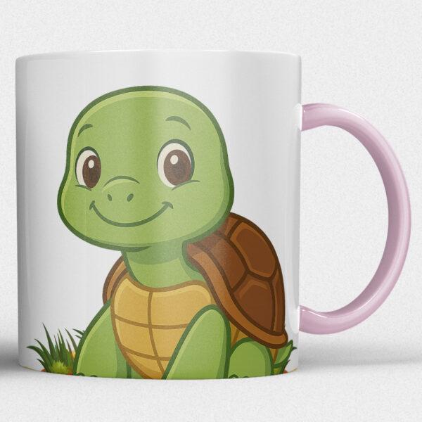 Kindermok met Schildpad en eigen naam in diverse kleuren - Afbeelding 5