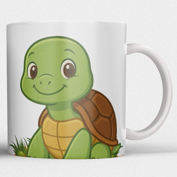 Kindermok met Schildpad en eigen naam in diverse kleuren - Afbeelding 4