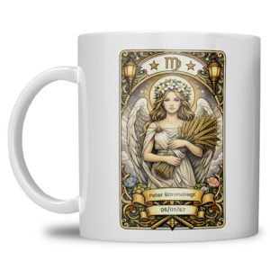 Gepersonaliseerde sterrenbeeld Maagd Mok – Met Naam & Geboortedatum