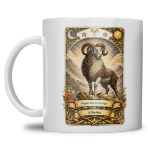 Gepersonaliseerde sterrenbeeld Ram Mok – Met Naam & Geboortedatum