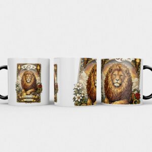 Gepersonaliseerde sterrenbeeld Leeuw Mok – Met Naam & Geboortedatum