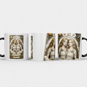 Gepersonaliseerde sterrenbeeld Tweelingen Mok – Met Naam & Geboortedatum