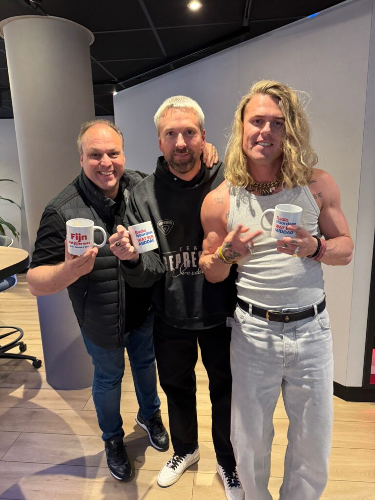 Kris Kross Amsterdam en Frans Bauer MOKKONING BIJ RADIO NOORDZEE