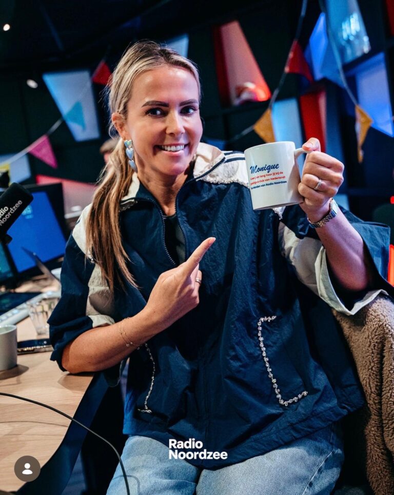 MONIQUE SMIT MOKKONING BIJ RADIO NOORDZEE foto’s Emma Pot