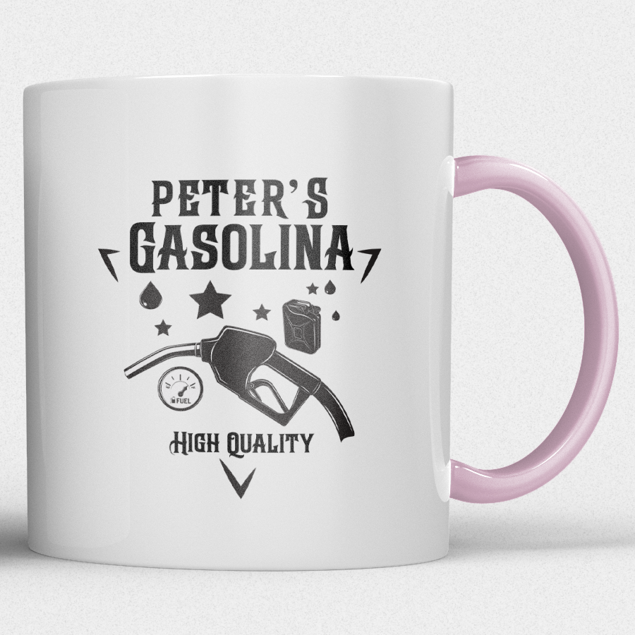 Mok fun design Gepersonaliseerde Gasolina Mok met Naam - Afbeelding 7