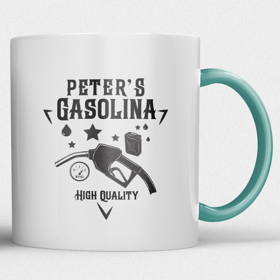 Mok fun design Gepersonaliseerde Gasolina Mok met Naam - Afbeelding 9