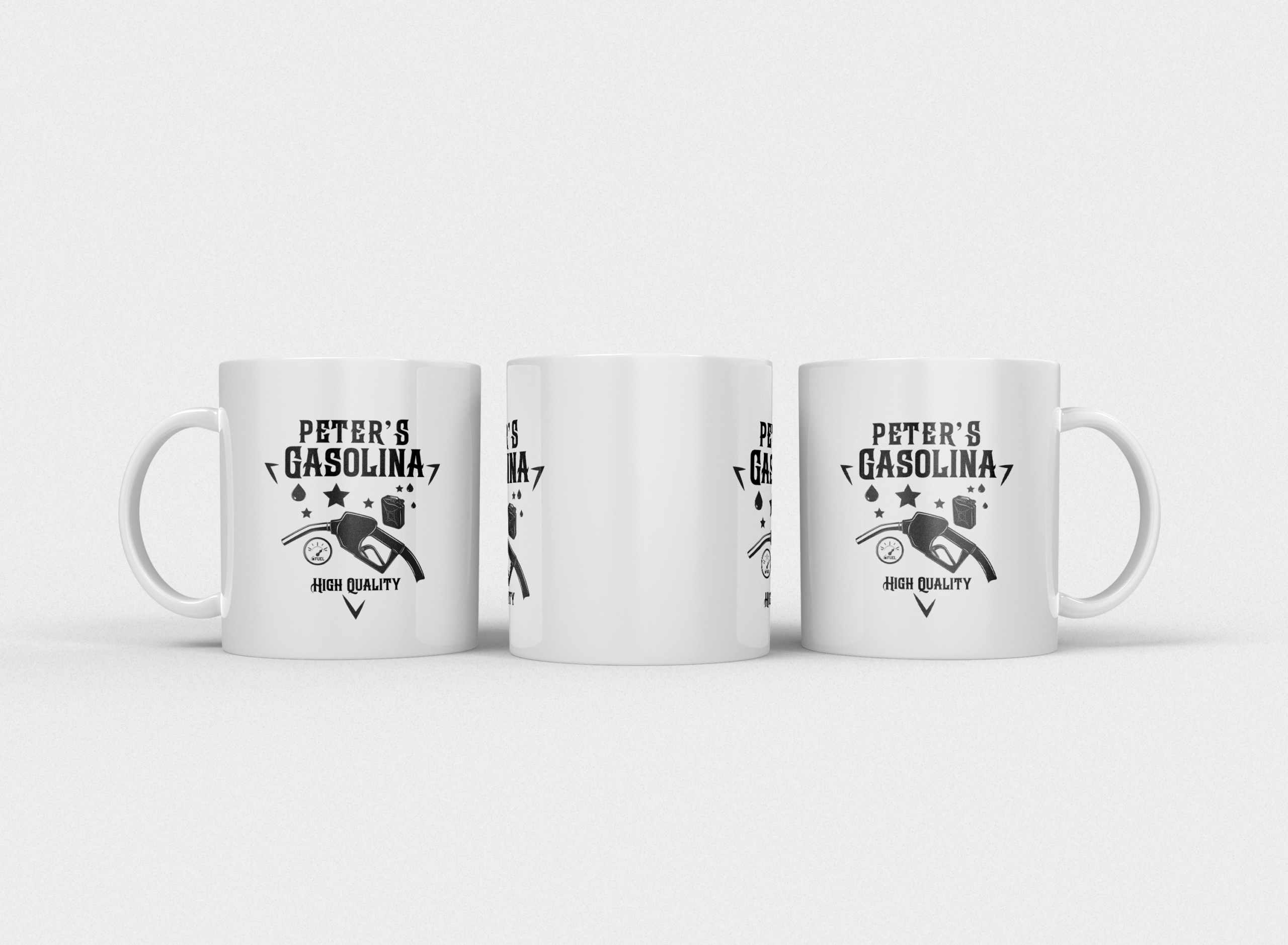 Mok fun design Gepersonaliseerde Gasolina Mok met Naam - Afbeelding 17