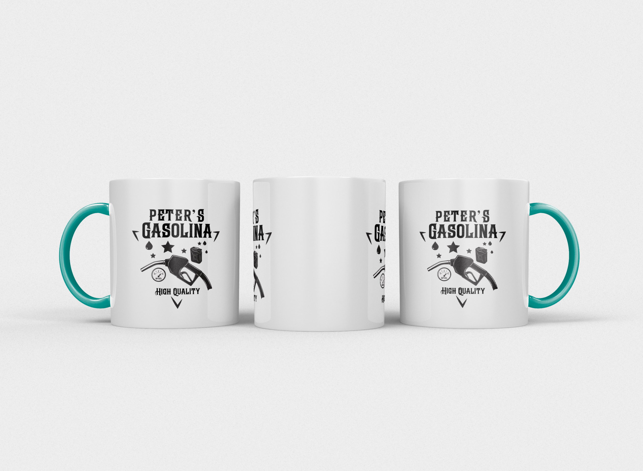 Mok fun design Gepersonaliseerde Gasolina Mok met Naam - Afbeelding 18