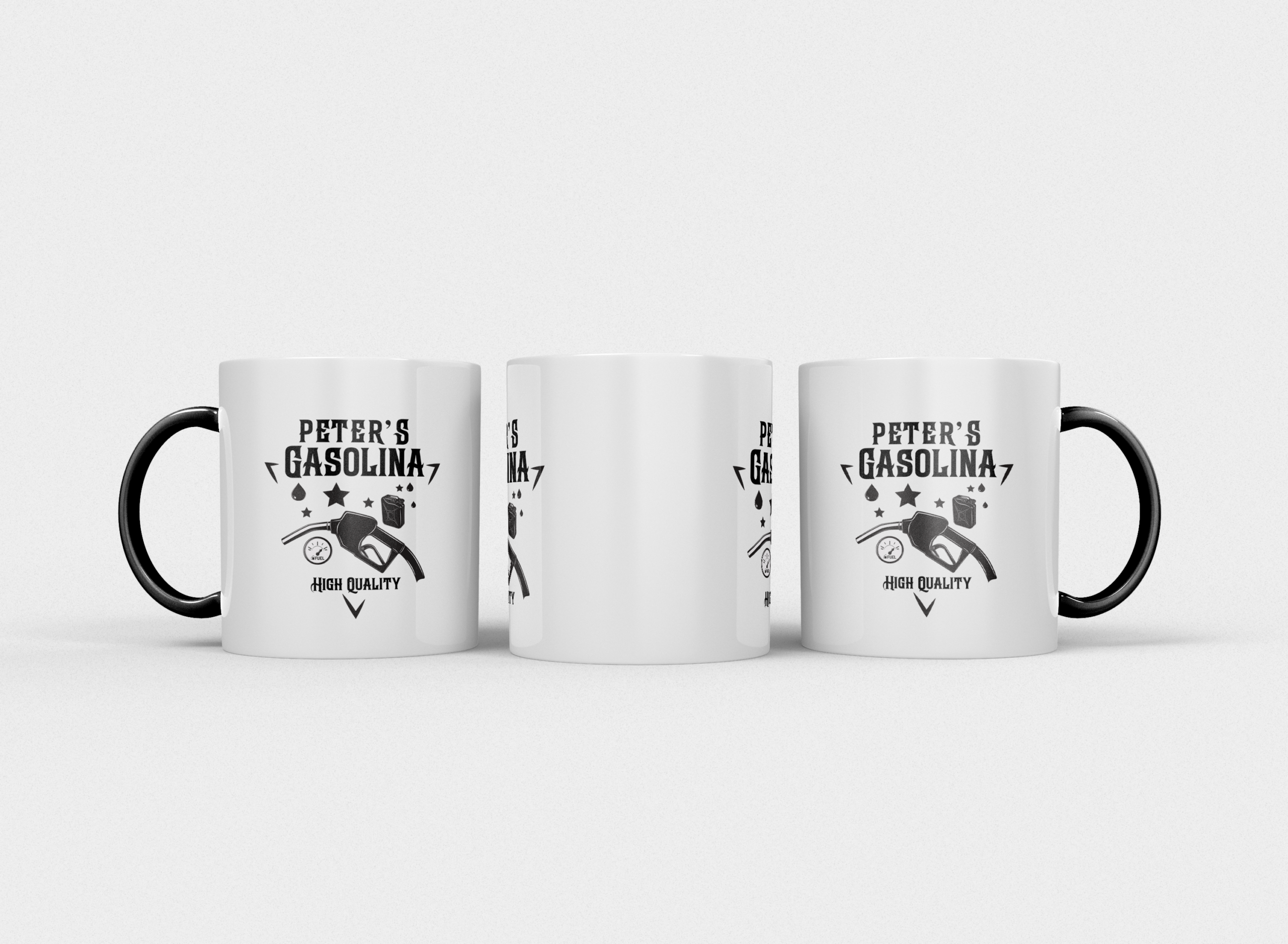 Mok fun design Gepersonaliseerde Gasolina Mok met Naam - Afbeelding 19