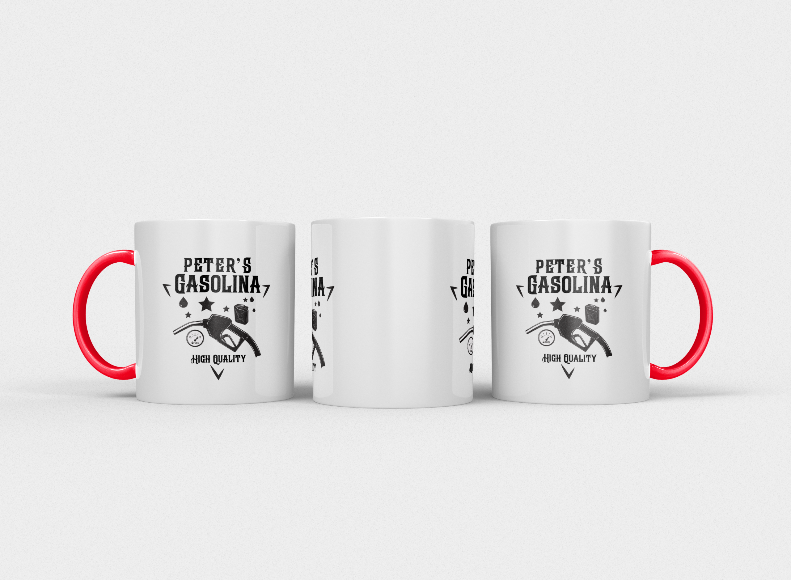 Mok fun design Gepersonaliseerde Gasolina Mok met Naam - Afbeelding 15