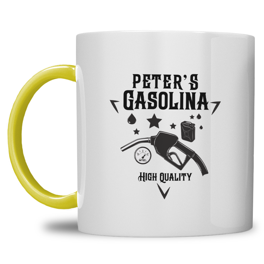 Mok fun design Gepersonaliseerde Gasolina Mok met Naam - Afbeelding 20