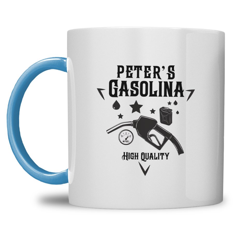 Mok fun design Gepersonaliseerde Gasolina Mok met Naam - Afbeelding 21