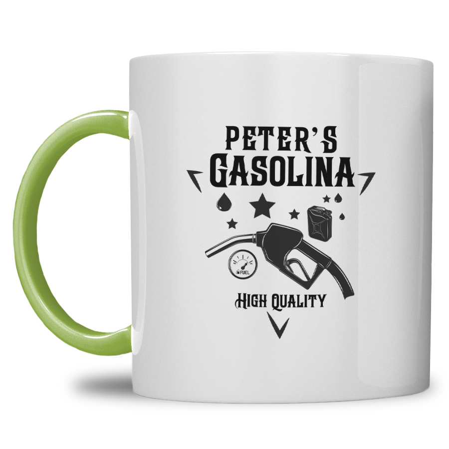 Mok fun design Gepersonaliseerde Gasolina Mok met Naam - Afbeelding 22