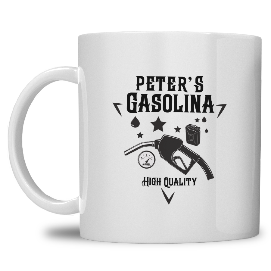 Mok fun design Gepersonaliseerde Gasolina Mok met Naam - Afbeelding 26