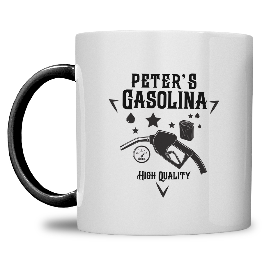 Mok fun design Gepersonaliseerde Gasolina Mok met Naam