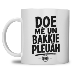 Haagse Mok “Doe mè un bakkie pleuâh”