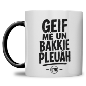 Haagse Mok “Geif mè un bakkie pleuâh”