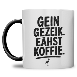 Haagse Mok “Gein gezeik. eâhst koffie”